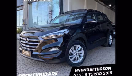 Hyundai tucson gls 1.6 turbo 16v aut.  - preta - 2017/2018