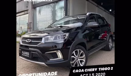Caoa chery tiggo 2 act 1.5 16v flex aut.5p  - preta - 2019/2020