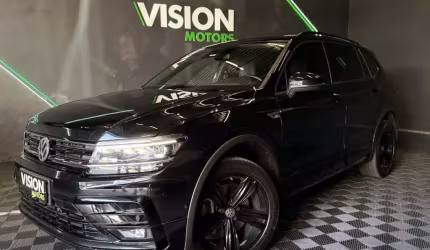 Volkswagen tiguan allspac r-line 350 tsi 2.0 4x4 7 lugares - preta - 2021/2021