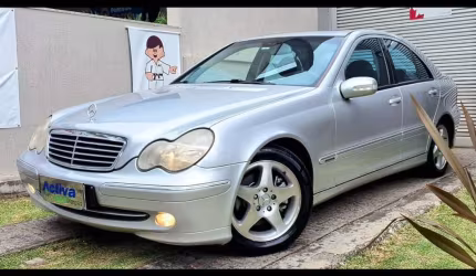 Mercedes-benz c-240 avantgarde 2.4/ 2.6 4p  - prata - 2001/2002