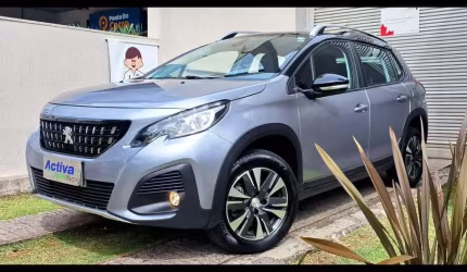 Peugeot 2008 griffe 1.6 turbo flex 16v 5p aut.  - prata - 2022/2023