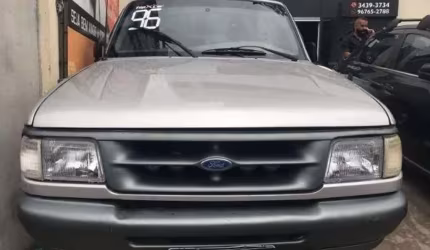 Ford ranger xl 4.0 cs - prata - 1996/1996