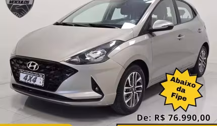 Hyundai hb20 platinum 1.0 tb flex 12v mec.  - prata - 2022/2022