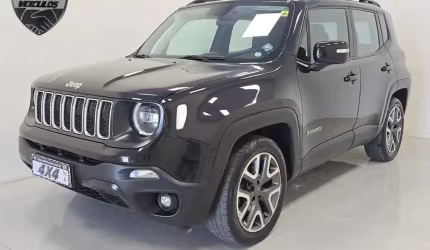 Jeep renegade longitude 1.8 4x2 flex 16v aut.  - preta - 2020/2021