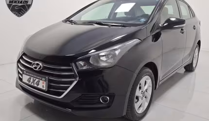 Hyundai hb20s c.style/c.plus1.6 flex 16v aut. 4p  - preta - 2016/2017