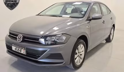 Volkswagen virtus 1.6 msi flex 16v 5p mec.  - cinza - 2018/2019