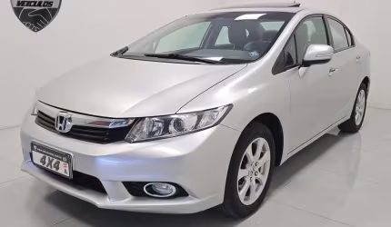 Honda civic sedan exs 1.8/1.8 flex 16v aut. 4p  - prata - 2012/2012