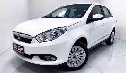 Fiat grand siena essence dualogic 1.6 flex 16v  - branca - 2014/2015