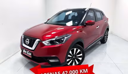 Nissan kicks sl 1.6 16v flexstar 5p aut.  - vermelha - 2020/2021