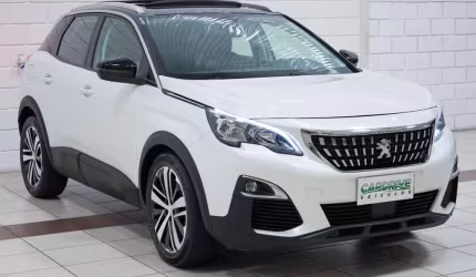 Peugeot 3008 1.6  allure aut. - branca - 2019/2020