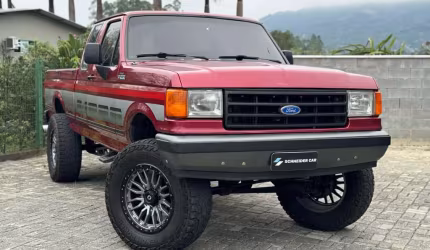Ford f-1000  super série ce diesel 3.9 - vermelha - 1995/1995