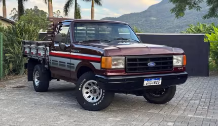 Ford f-1000 f1000 4x4 mwm - vermelha - 1993/1994
