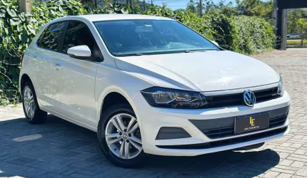 Volkswagen polo 1.0 flex 12v 5p  - branca - 2019/2020