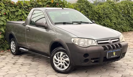 Fiat strada 1.4 mpi fire flex 8v cs  - cinza - 2010/2011
