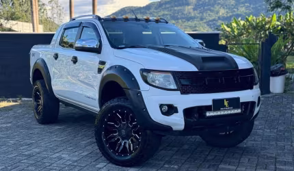 Ford ranger  limited 3.2 4x4 cd diesel aut. - branca - 2014/2015