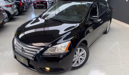 Nissan sentra 2.0 sl preto 2014 com teto solar
