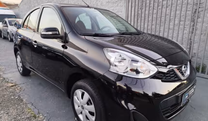 Nissan march s 2014/2015 – preto, econômico e com apenas 67 mil km!