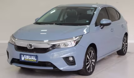 Honda city exl hatch 1.5 flex automático cvt 7m - 2024 - cinza