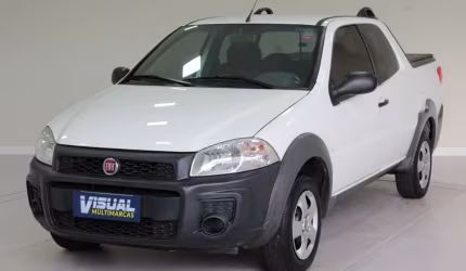 Fiat strada hard working 1.4 cd flex manual - 2019 - branco