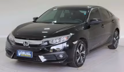 Honda civic exl 2.0 automático cvt 7m - 2018 - preto