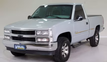 Chevrolet silverado 4.2 d-20 rodeio 4x2 cs turbo diesel manual - 2001 - prata