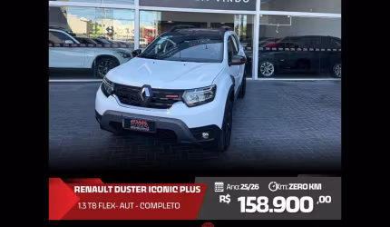 Renault duster iconic plus 1.3 tb 16v flex aut.