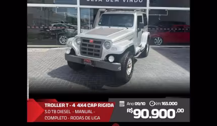 Troller t4 tx4 4x4 3.0 tb int. cap. rígida diesel