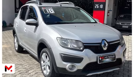 Renault sandero stepway 1.6 16v flex, ano 2018, versão com apelo aventureiro e visual robusto