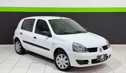 Renault clio campus hi-flex 1.0 16v 5p  - branca - 2011/2011