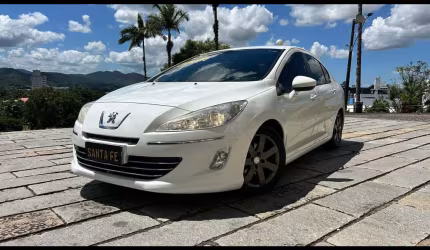 Peugeot 408 allure  - branca - 2012/2013