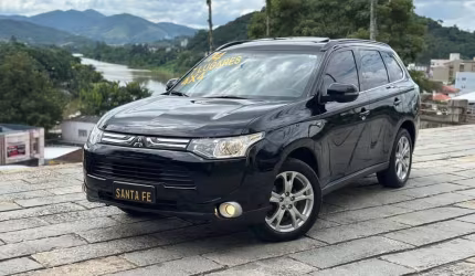 Mitsubishi outlander 3.0 gt - preta - 2014/2014