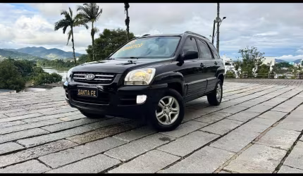 Kia sportage lx 2.0 g2 - preta - 2007/2008