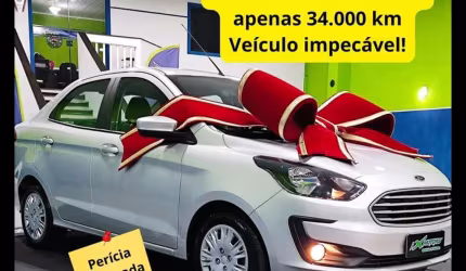 Ka sedan se plus 1.5 automático 2021, 34.000 km, veículo impecável!
