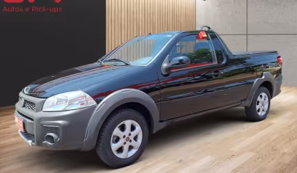 Fiat strada freedom 1.4 flex 8v cs  - preta - 2019/2019