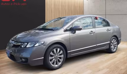 Honda civic sed. lxs se 1.8 flex 16v mec.  - cinza - 2011/2011
