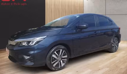Honda city hatchback exl 1.5 flex 16v aut.  - azul - 2022/2023
