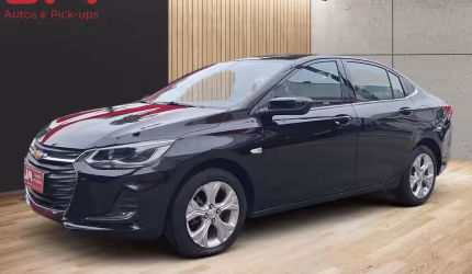Chevrolet onix sed. plus prem. 1.0 12v tb flex aut  - preta - 2020/2020