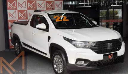 Fiat strada freedom 1.3 flex 8v  cs plus  - branca - 2021/2022