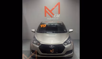Hyundai hb20 unique 1.0 flex 12v mec.  - prata - 2018/2019