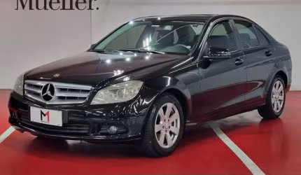 Mercedes-benz c 200 avantgarde kompressor 1.8 gasolina automatizado - 2010 - preto