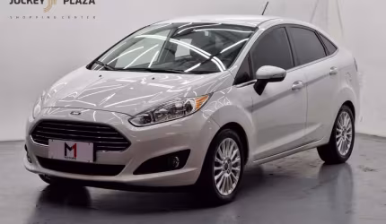 Ford new fiesta sedan titanium 1.6 flex powershift - 2014 - branco