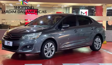 Citroën c4 lounge tendance 1.6 thp flex automático - cinza - 2017