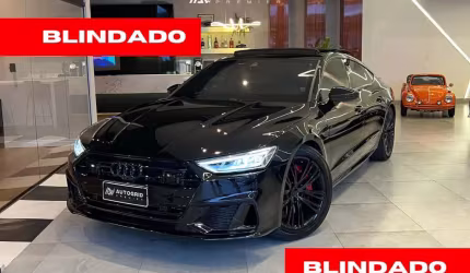 Audi a7 sportback perf. 3.0 tfsi s-tron quat.  - preta - 2019/2020