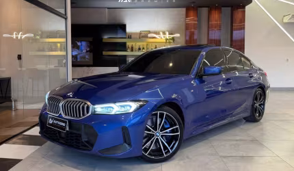 Bmw 320i 2.0 tb m sport a.flex/m.sport 4p  - azul - 2023/2023