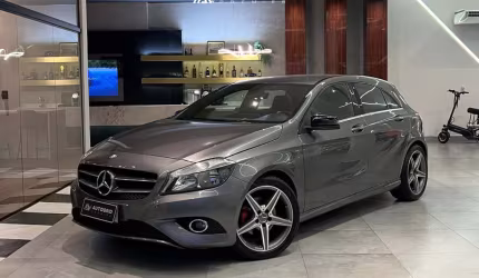 Mercedes-benz classe a a 200 1.6 tb 16v style 156cv aut.  - cinza - 2014/2014