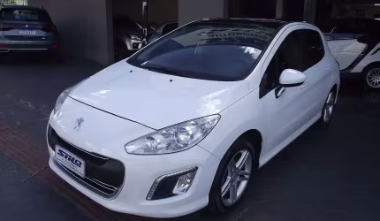 Peugeot 308 allure 2.0 automático flex + teto panorâmico 2014/2015 branco