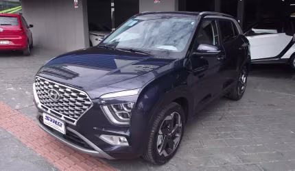 Hyundai creta ultimate 2.0 automático + borboleta + teto solar 2024/2025 azul