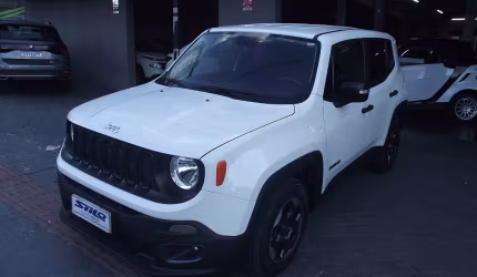 Jeep renegade 1.8 automático flex 2018/2018 branco