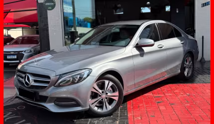Mercedes c-180 cgi exclusive 1.6 aut. flex tb 2015 completa financia 100%