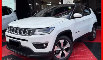 Jeep compass longitude 2.0 4x2 flex 2017 aut. (manual e chave copia) financia 100%